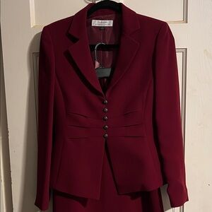 Tahari Deep Red Women's Blazer